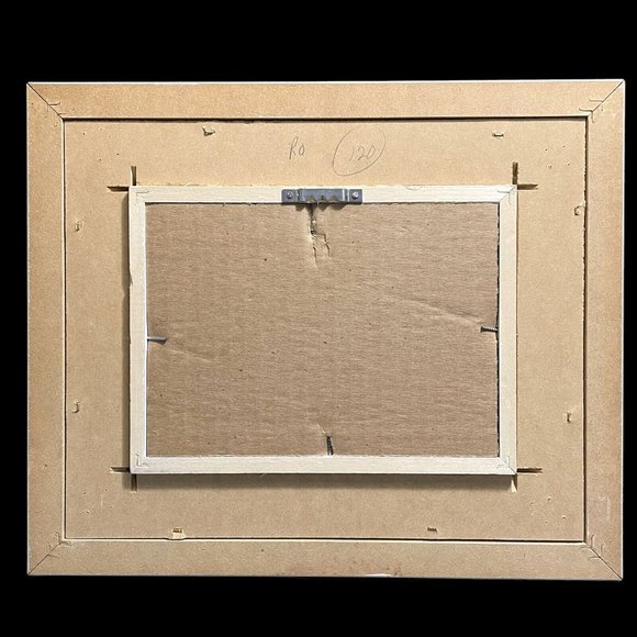 Vintage 1998 Gull Seascape Original Signed Artwork Robert Saulnier Beach House - Picture 7 of 7